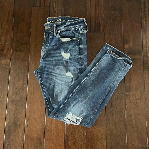 AMERICAN EAGLE Ripped Skinny Jeans - Picture 1 of 5
